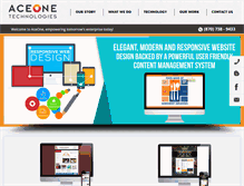 Tablet Screenshot of aceonetechnologies.com